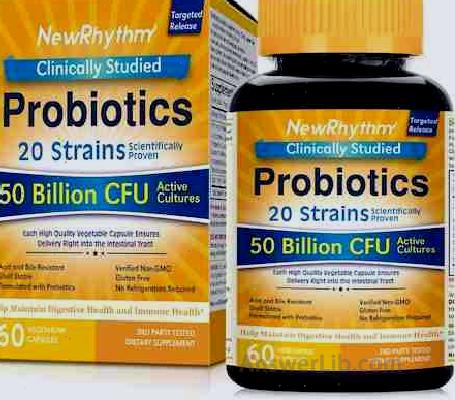 NewRhythm Probiotics 50 Billion CFU 20 Strains