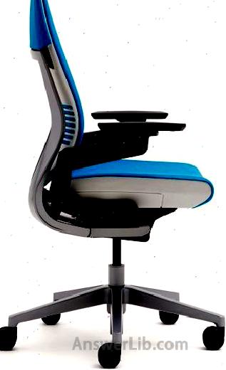 The highest-end office chair: Steelcase Gesture Chair, Licorice