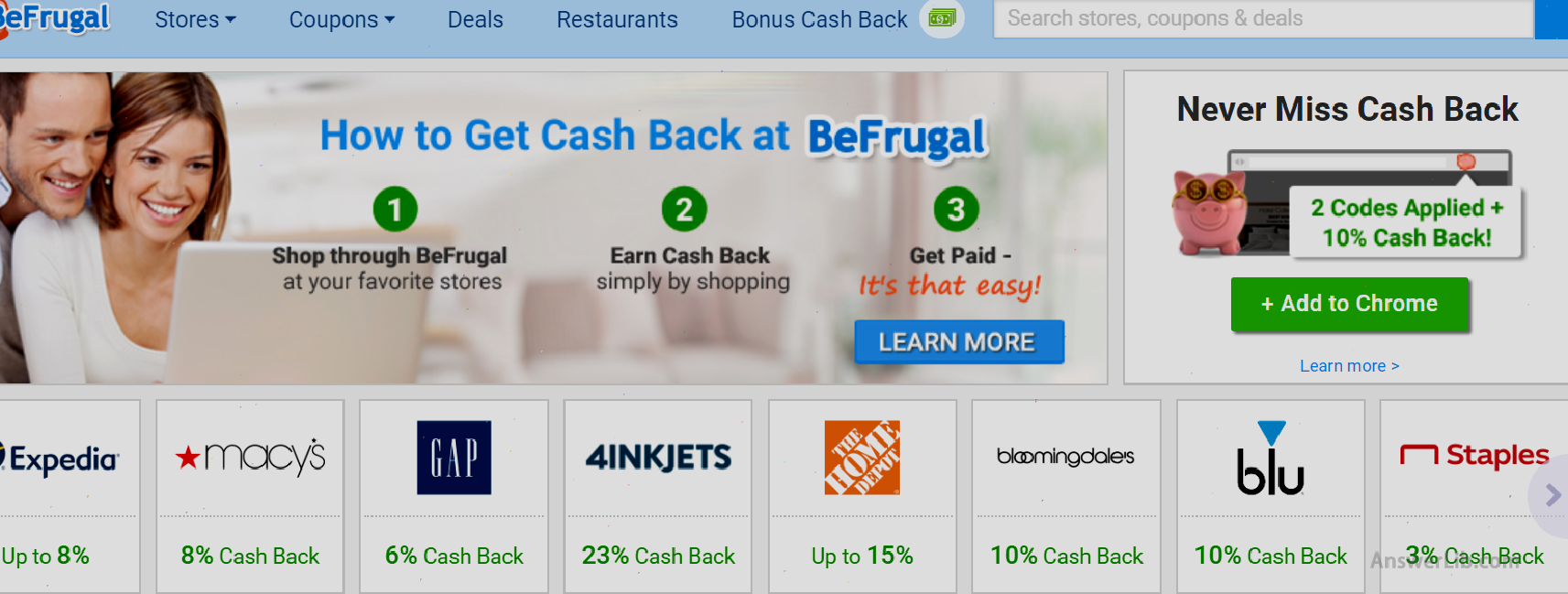 BEFRUGAL Rebate Network