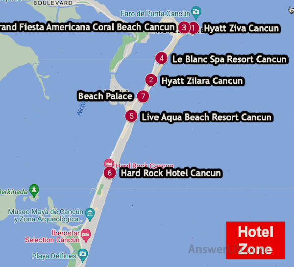 Cancun Hotel Zone Hotels