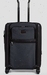 TUMI Mens Alpha Continental Dual Access 4 Wheel Carry On Suitcase