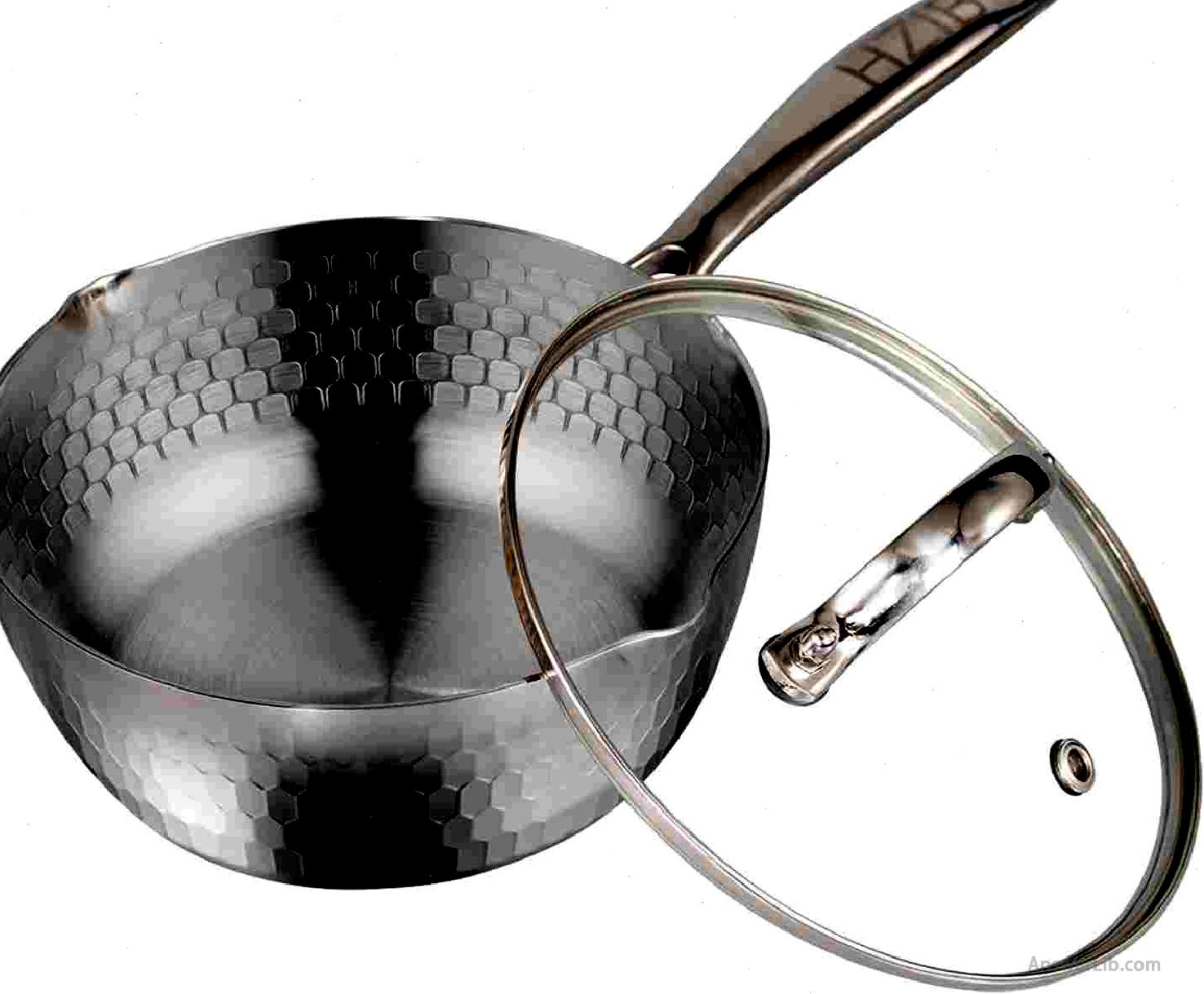 Best texture Xueping pot: hzib yukihira saucepan, cooking pot with glass lid