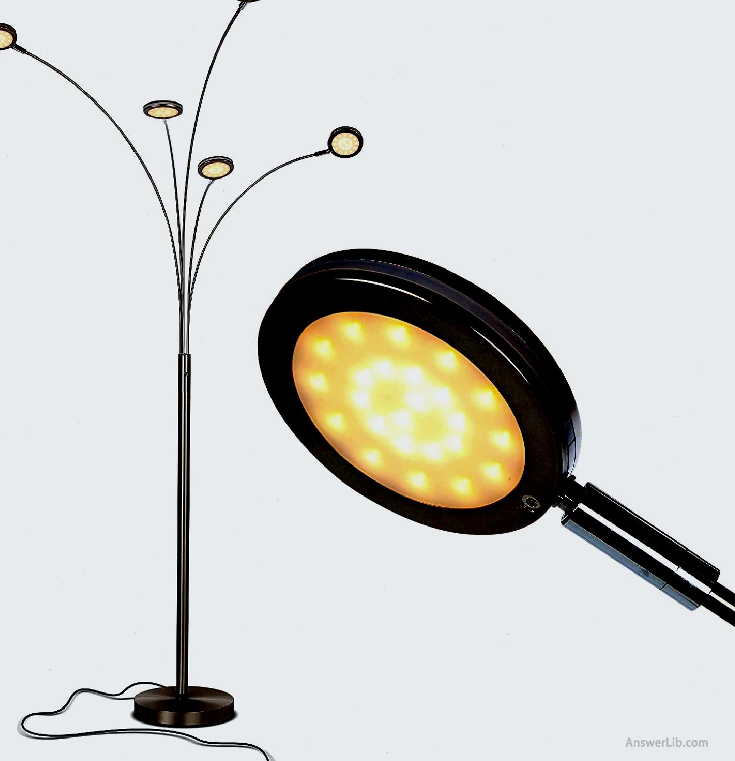 Best fashion tree floor lamp: Brightech Orion 5 Floor Lamp