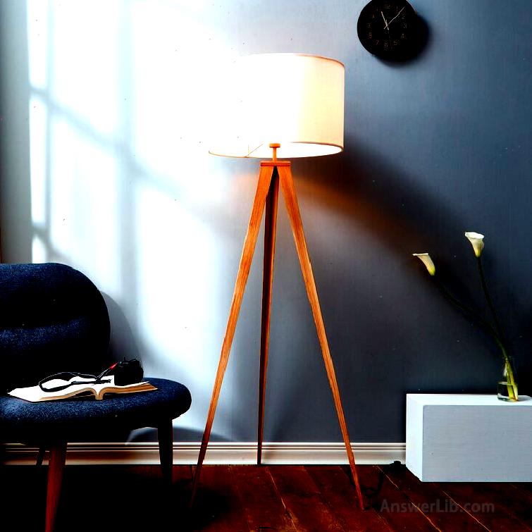 Best simple design fashion floor lamp: Cardone 62 "Tripod Floor Lamp