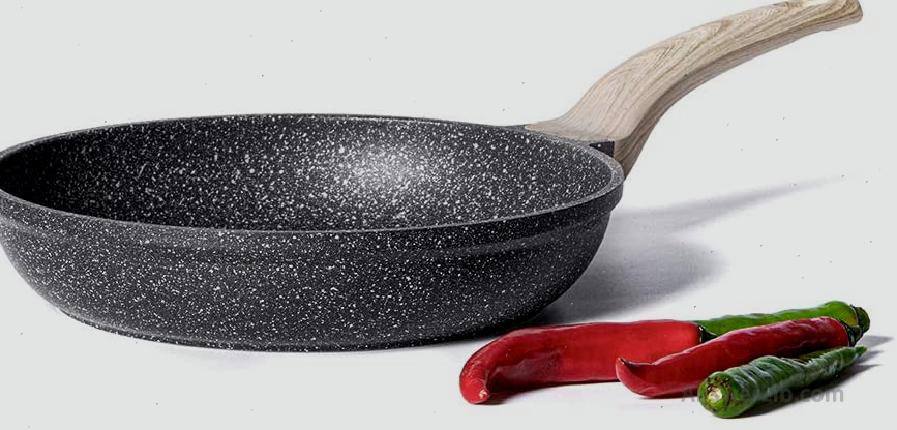 The most durable non-sticky pot: Carote Frying Pan Skillet with Stone Cookware Granite Coating