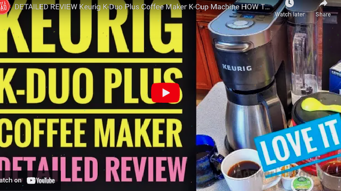 K-duo Plus coffee machine evaluation