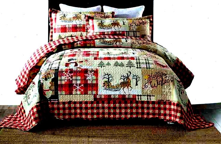 The best section celebrates blanket bed photos: Marcielo Christmas Throw BedSpream Set Set