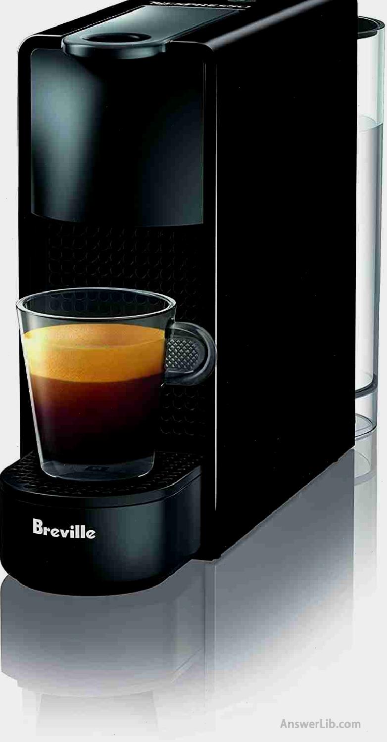 Best compact design Breville Nespresso Capsule Coffee Machine: Nespresso BeC220BLK Essenza Mini ESPRESSO Machine