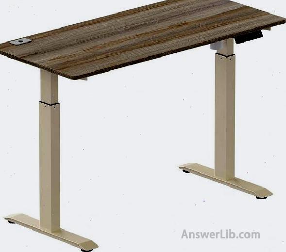 Highly displayed lifting table: Shw Electric Height Adjustable Desk Wood