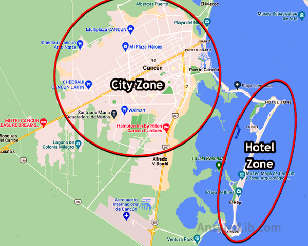 Cancun-Hotel-Zone-and-City-Zone