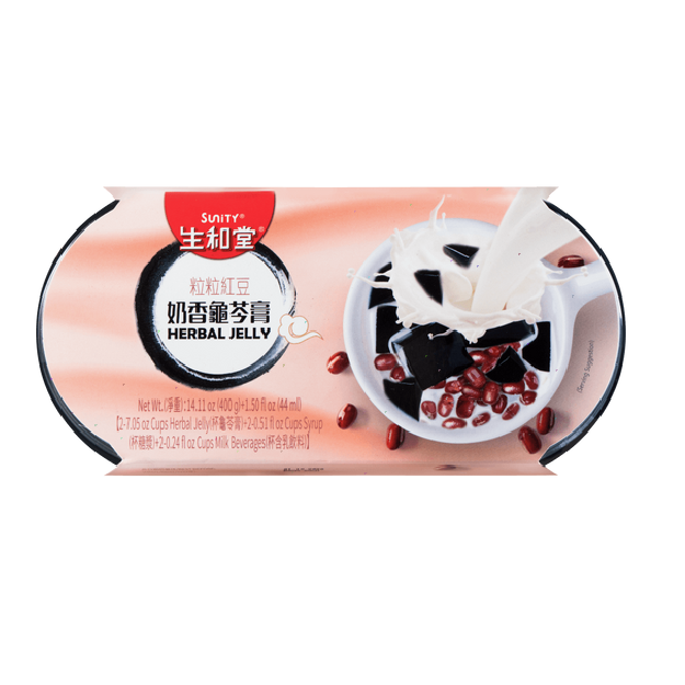 Shenghetang milk fragrant red bean turtle cream 2 cups of 444g