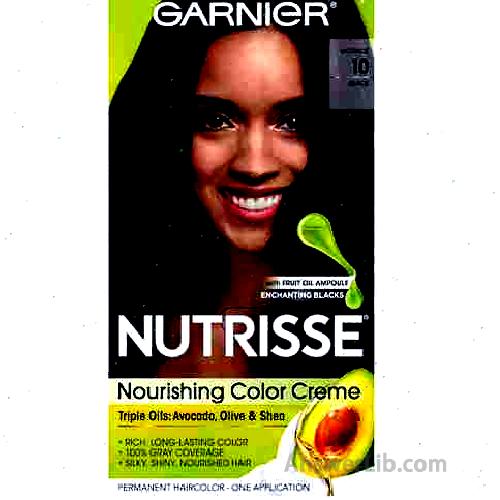 Garnier Hair Color Nutrisse Nourishing Creme 10 Black