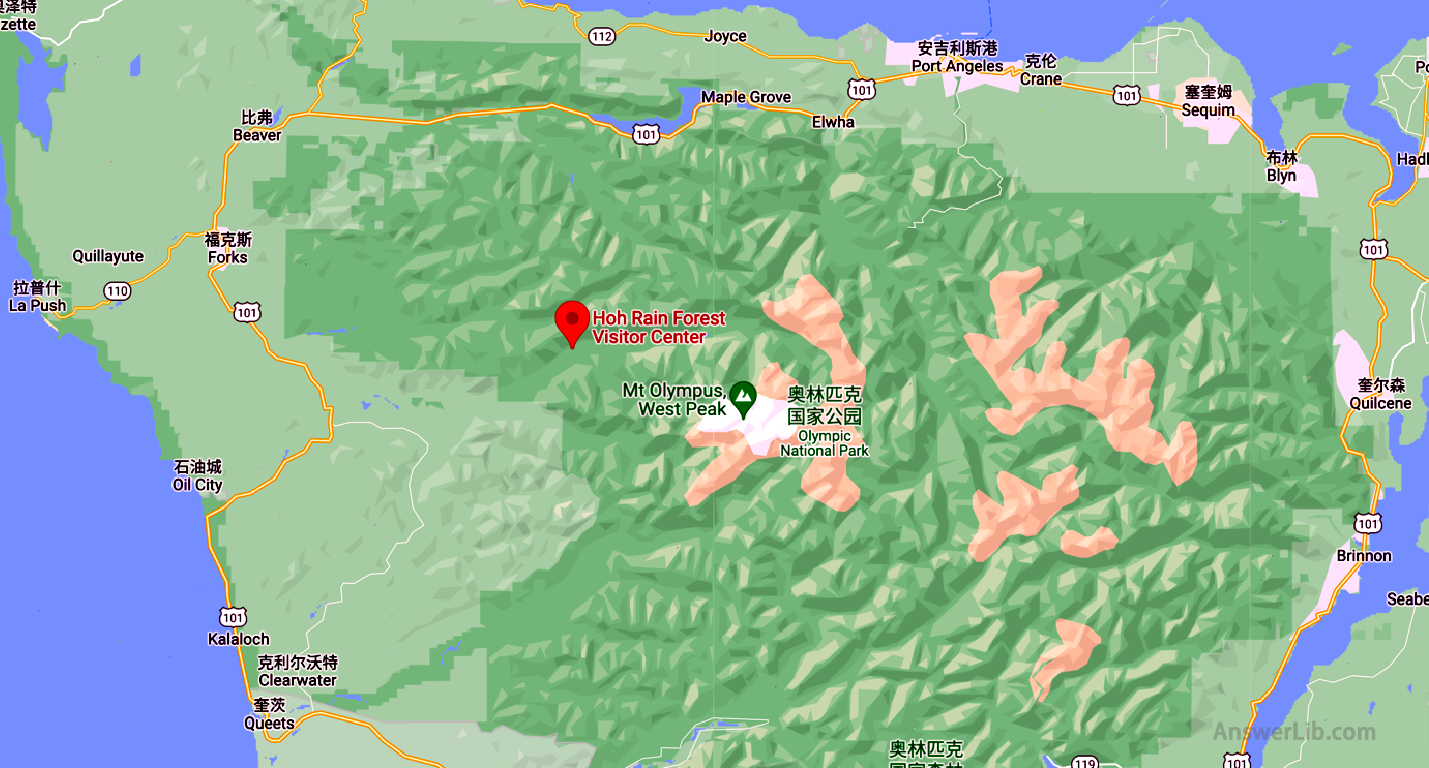 Hoh Rain Forest Map \\\\\\\\\\\\\\\\\\\\\\\\\\\\\\\\\\\\\\\\\\\\\\\\ n