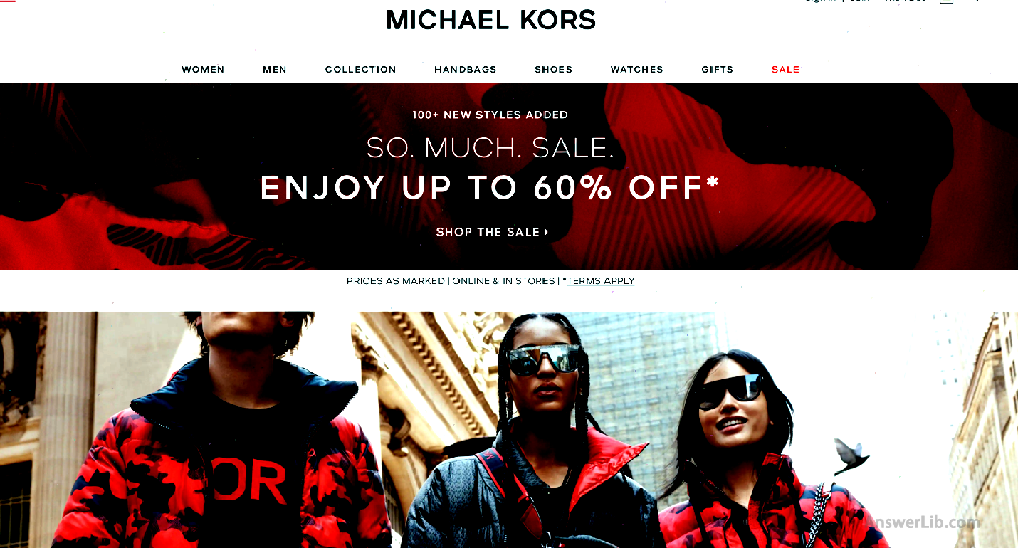 Online Shopping Website -Michael Kors