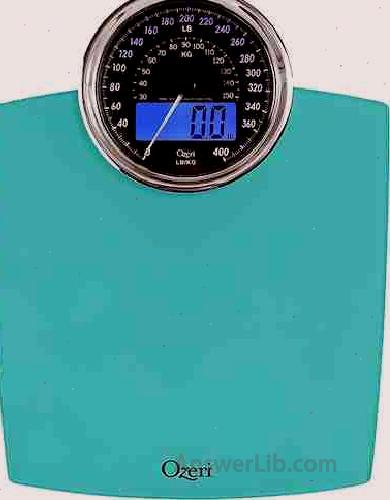 Ozeri Rev 400 lbs 180 kg Bathroom Scale with Electro Mechanical Weight Dial and 50 gram Sensor Technology