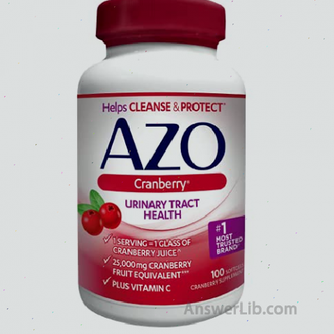 AZO cranberry diet supplement capsule