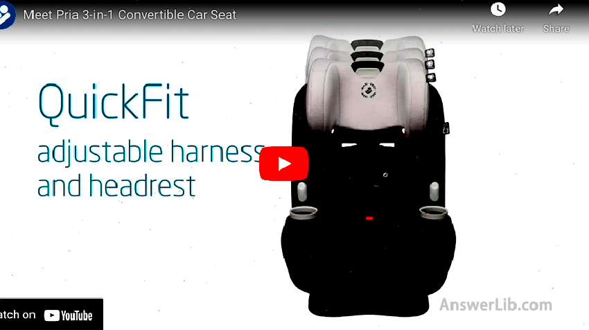 The Maxi Cosi Pria Triple Convertible Car Safety Seat Demo