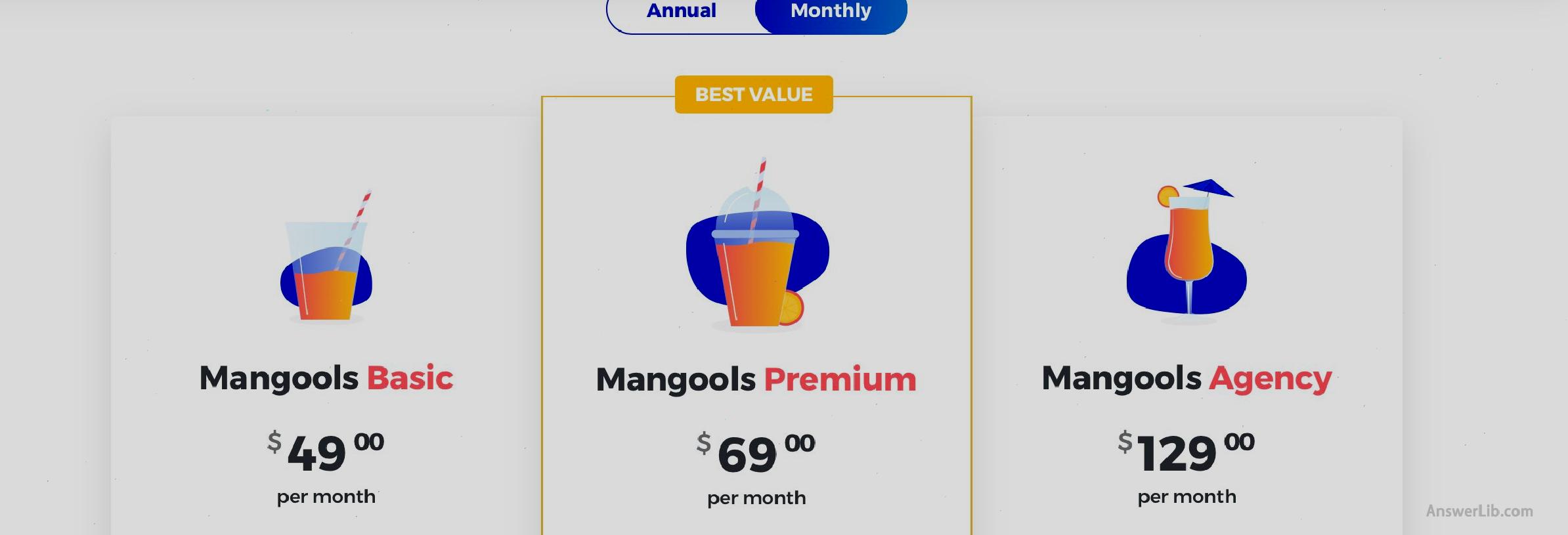 Mangools price