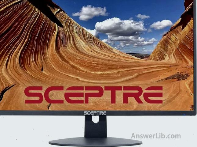 Ultra-thin narrow frame display: SCEPTRE ultra-thin narrow box display