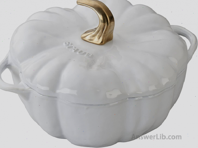 Staub Cast Iron 3.5-qt Pumpkin Cocotte