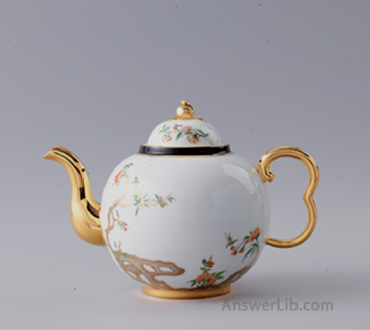 Auratic National Porcelain Yongfengyuan Pomegranate Home Tea Set