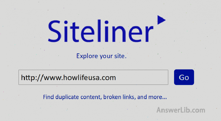 SEO tool-siteliner