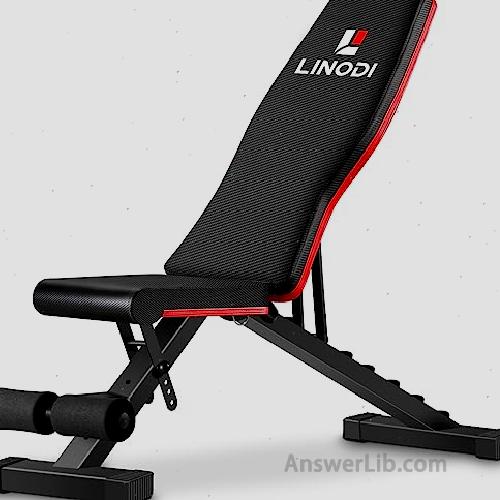 LINODI Weight Bench Adjustable Strength Training Benches for Full Body