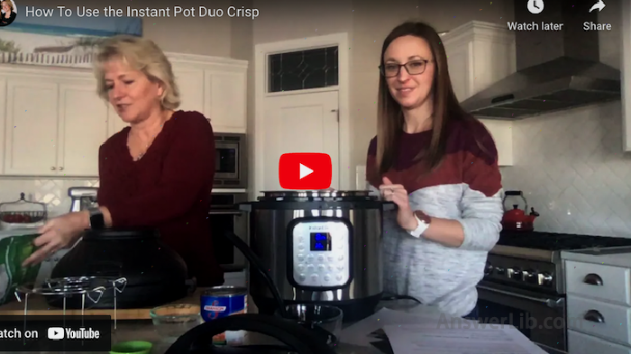 Instant Pot Duo Crisp ™ series high-pressure cooker