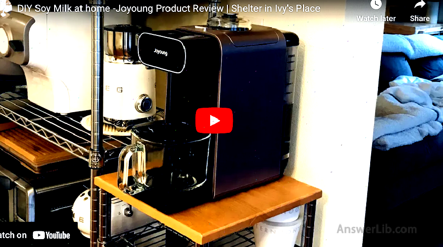 Joyoung DJ10U K61K1 Automatic Self Cleaning Introduction Video