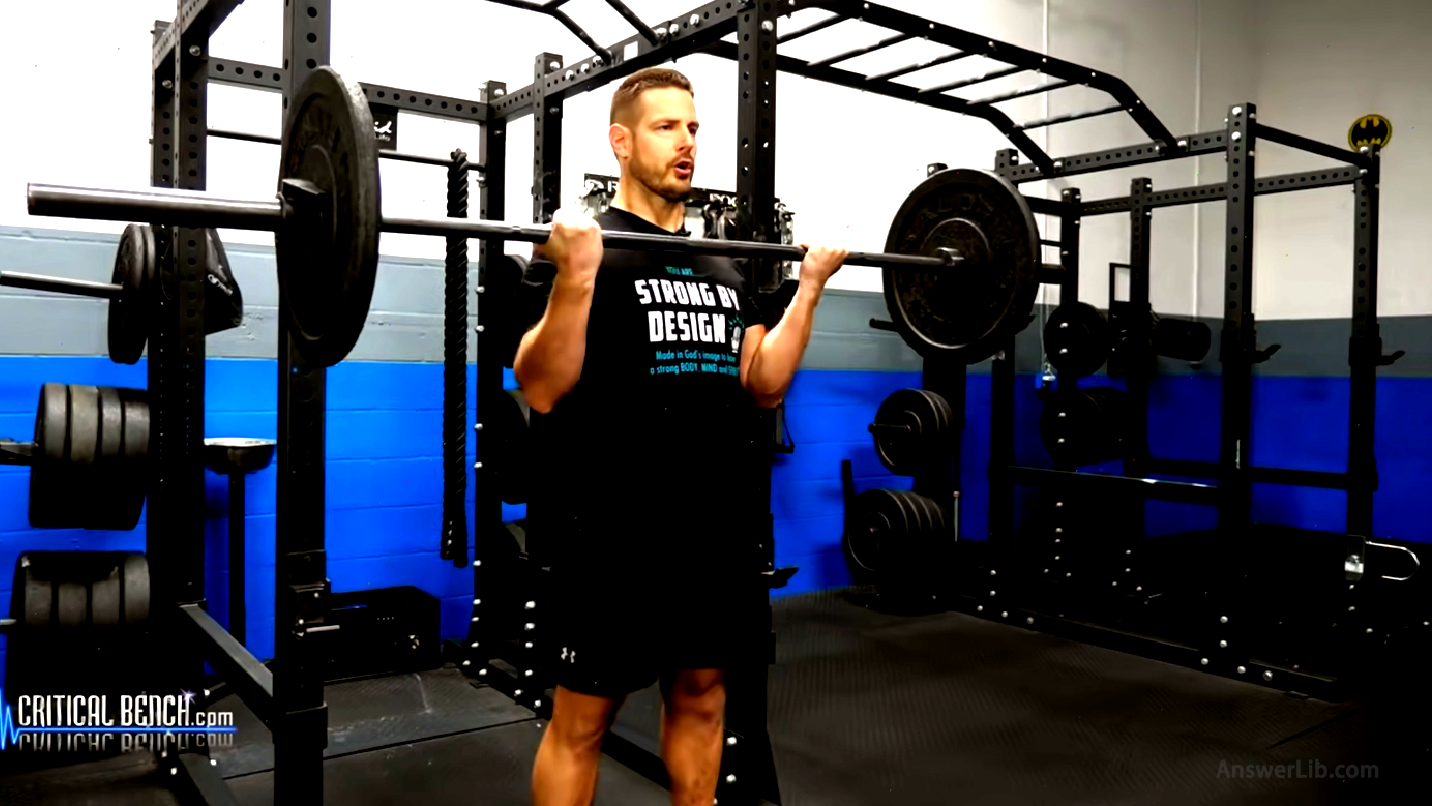 Standing Barbell Curl with a barbell (Standing Barbell Curl)