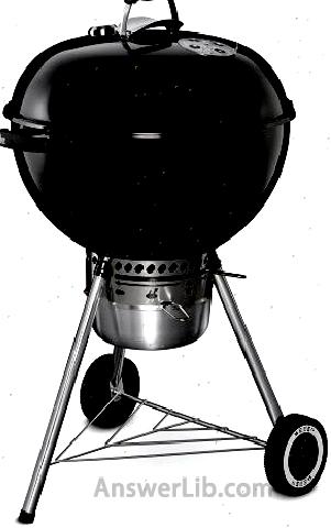 The most convenient barbecue oven: Weber Original Kettle Premium Charcoal Grill