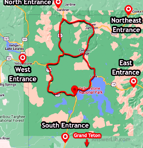 Yellowstone Entrances