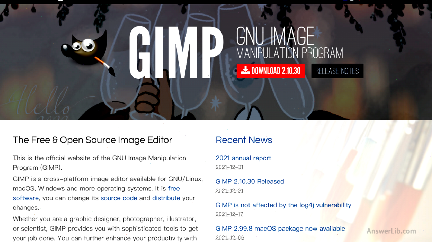 Best open source picture editing software: GIMP