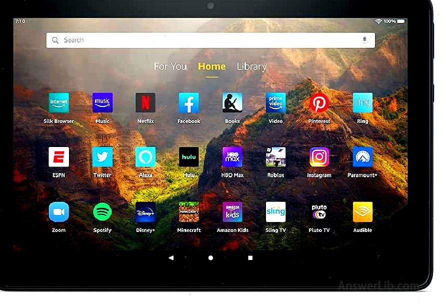 The latest Kindle Fire Tablet 2021 edition: All-New Fire HD 10 Tablet