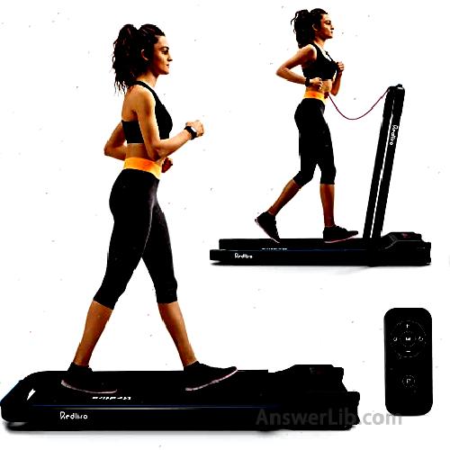 REDLIRO Under Desk Treadmill 2 in 1 Motorized Portable Foldable