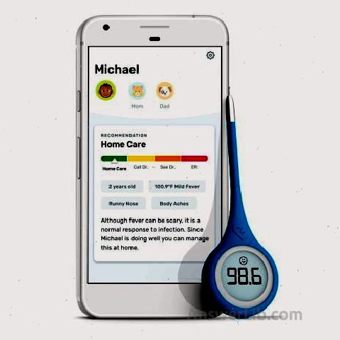 Best Little Cumbeling Teminatian: KINSA QuickCare Smart Thermometer