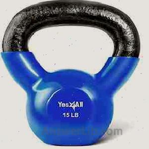 Inactive pot bells: yes4all vinyl coated Kettlebell