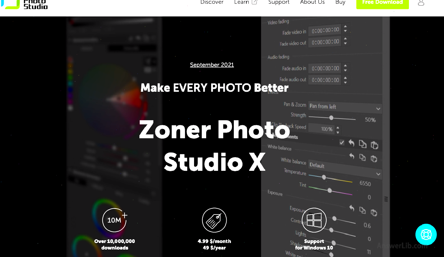 The best Windows system is suitable for picture editing software: zoner