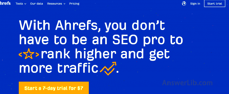 SEO Tool -Ahrefs