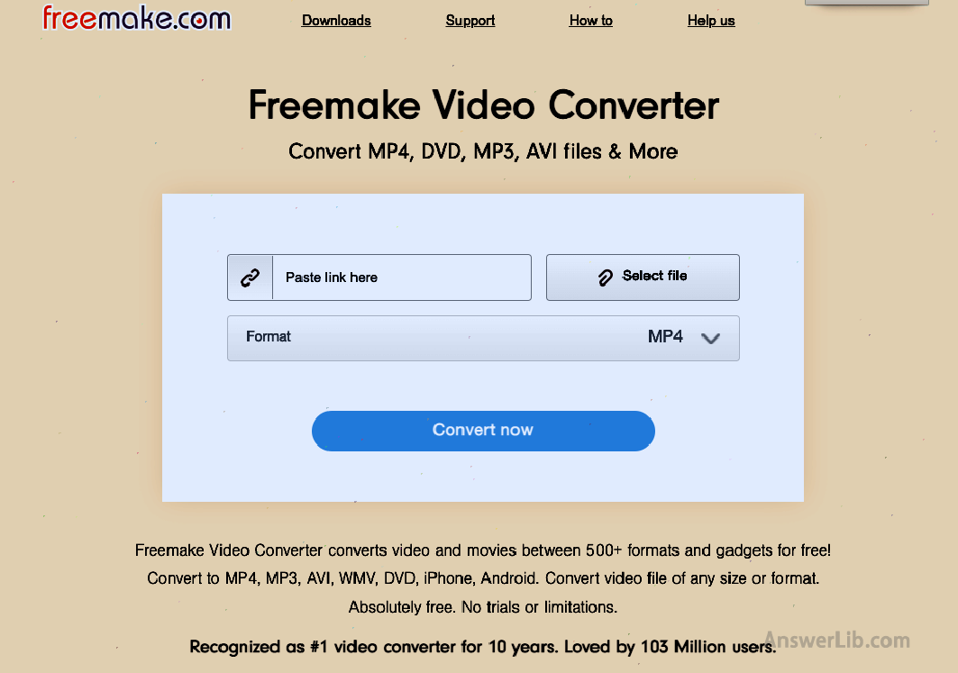 The best fast operation YouTube to MP3 converter: freeMake