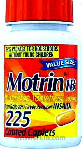 Motrin IB, Ibuprofen