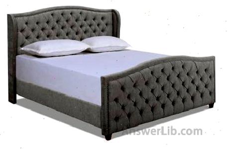 Marlon Tufted Upholstered Low Profile Standard Bed