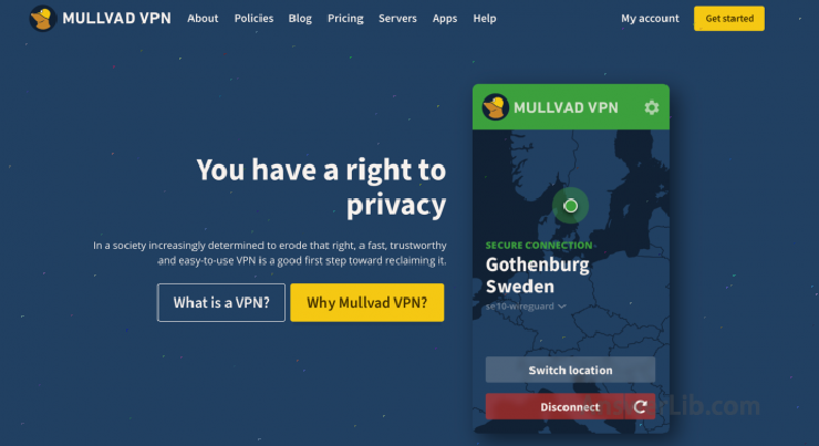 Best Basic VPN Software: Mullvad VPN