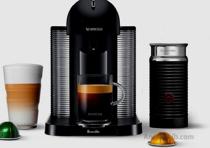 Best Infension Capsule Coffee Machine: NESPRESSO BNV250BKM Vertuo Coffee and Espresso Machine