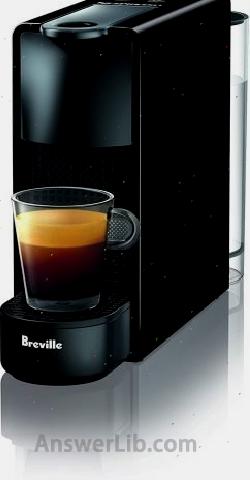 Best mini Italian Capsule Coffee: NESPRESSO BeC220BLK Essenza Mini ESPRESSO MACHINE