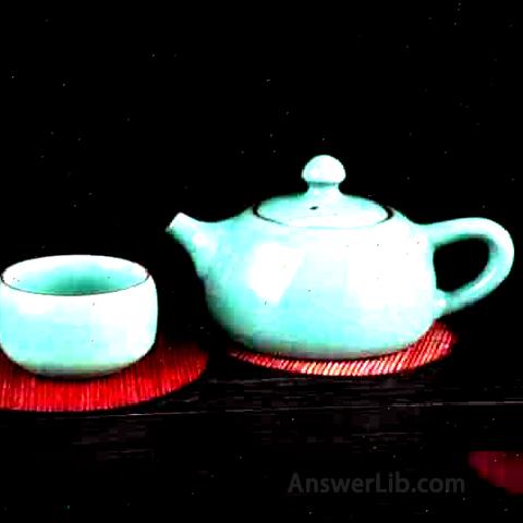 Celadon tea set