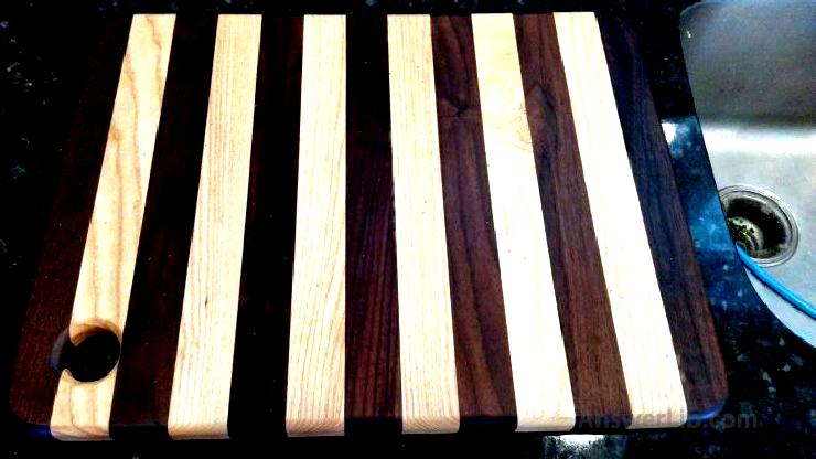 Rectangular chopping board