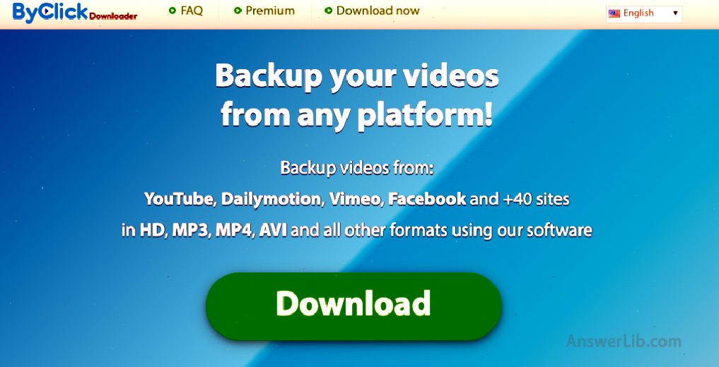 YouTube to MP3 converter of the best Windows system: byclick downloader