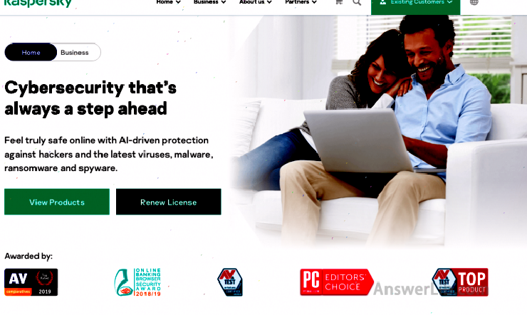 Kaspersky anti-virus software