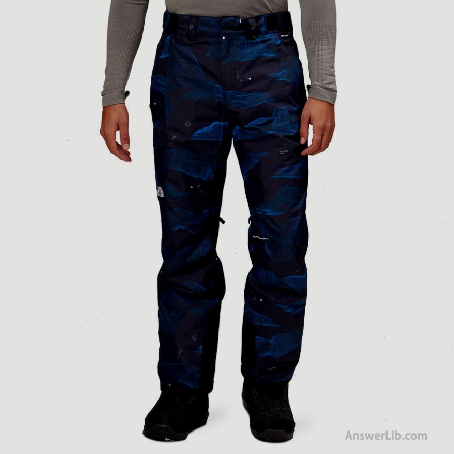 The North Face - Freedom Insulated Pant - Men's - Aviator Navy Binary Halfdome Print